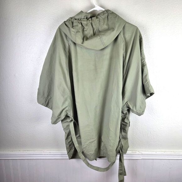 Women's LOFT Light Green Hooded Cotton Lightweight Jacket Size XL - Picture 3 of 11